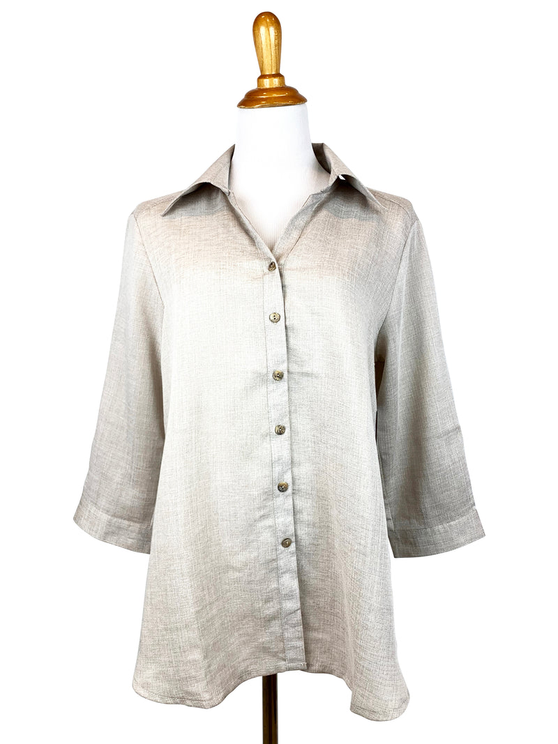 AA161 - Short Tuxedo Linen Shirt