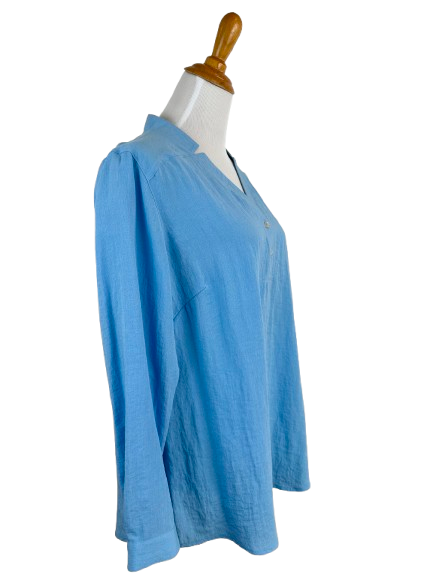 AA172 - V Neck Linen Pullover