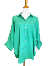 AA22 - Linen Boyfriend Shirt