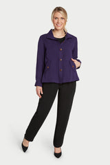 AA242 - Florence False-Flap Pocket Linen Jacket