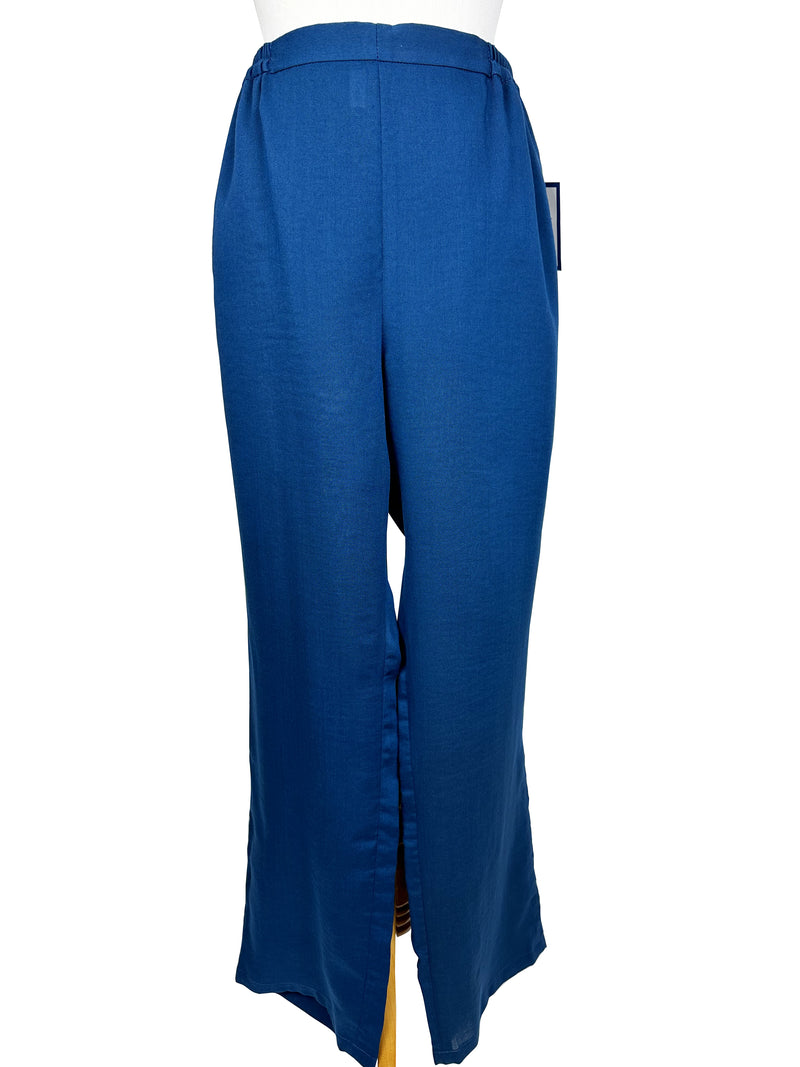 AAPT16 - Bootcut Full Length Linen Pant