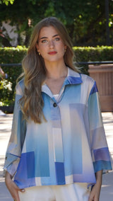 SF395 - Silk By Fridaze - Caroline Silk Blouse