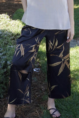 SFPT05 - Silk By Fridaze - Classic Silk Crop Pants